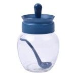 FRASCO VIDRO C/COLHER 370ML KC-264 CX24 FRASCO VIDRO C/COLHER 370ML KC-264 CX24
