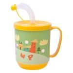 CANECA PLAS C/PALHINHA 350ML AP-9484 CX24