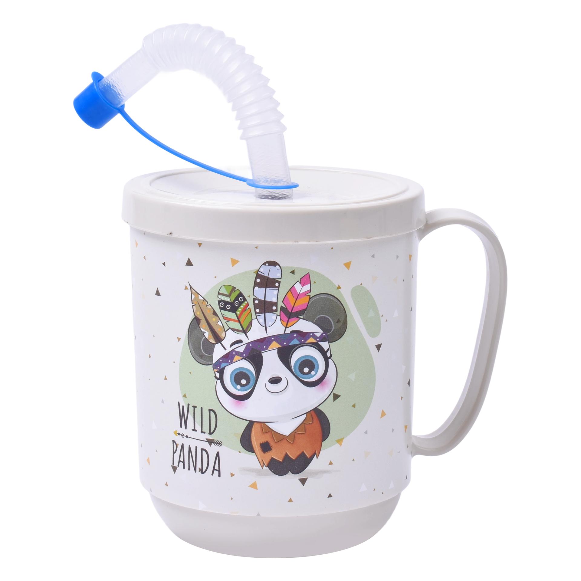 CANECA PLAS C/PALHINHA 350ML AP-9484 CX24