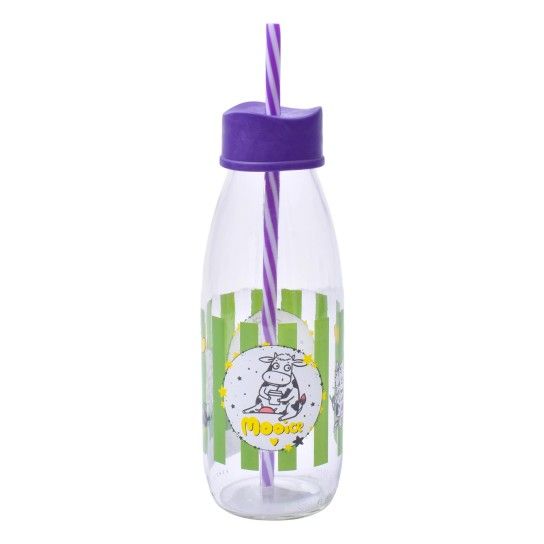 GARRAFA VIDRO C/PALHINHA 500ML KC-393 CX12 GARRAFA VIDRO C/PALHINHA 500ML KC-393 CX12