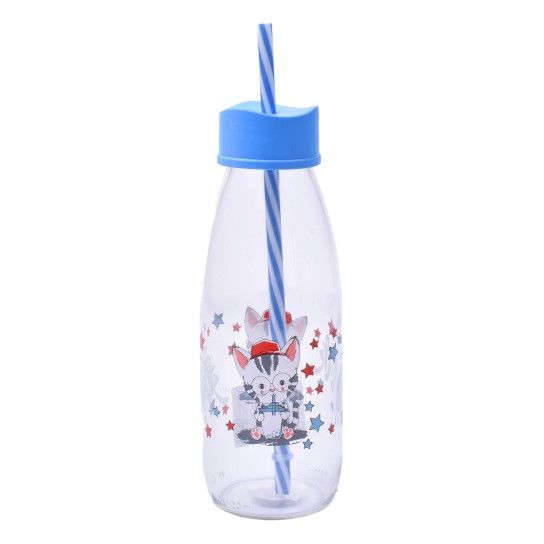 GARRAFA VIDRO C/PALHINHA 500ML KC-393 CX12 GARRAFA VIDRO C/PALHINHA 500ML KC-393 CX12