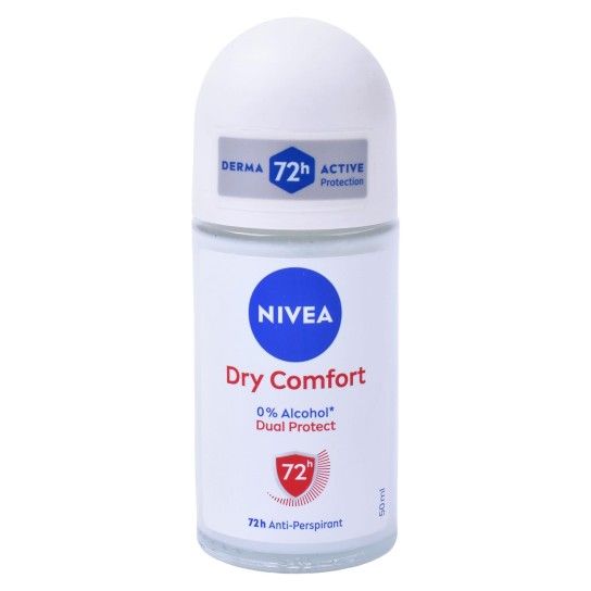 NIVEA DEO ROLL DRY CONFORT 50ML CX6