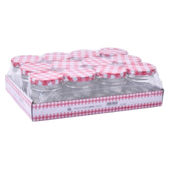 FRASCO VIDRO 100ML 422-05 CX72 FRASCO VIDRO 100ML 422-05 CX72