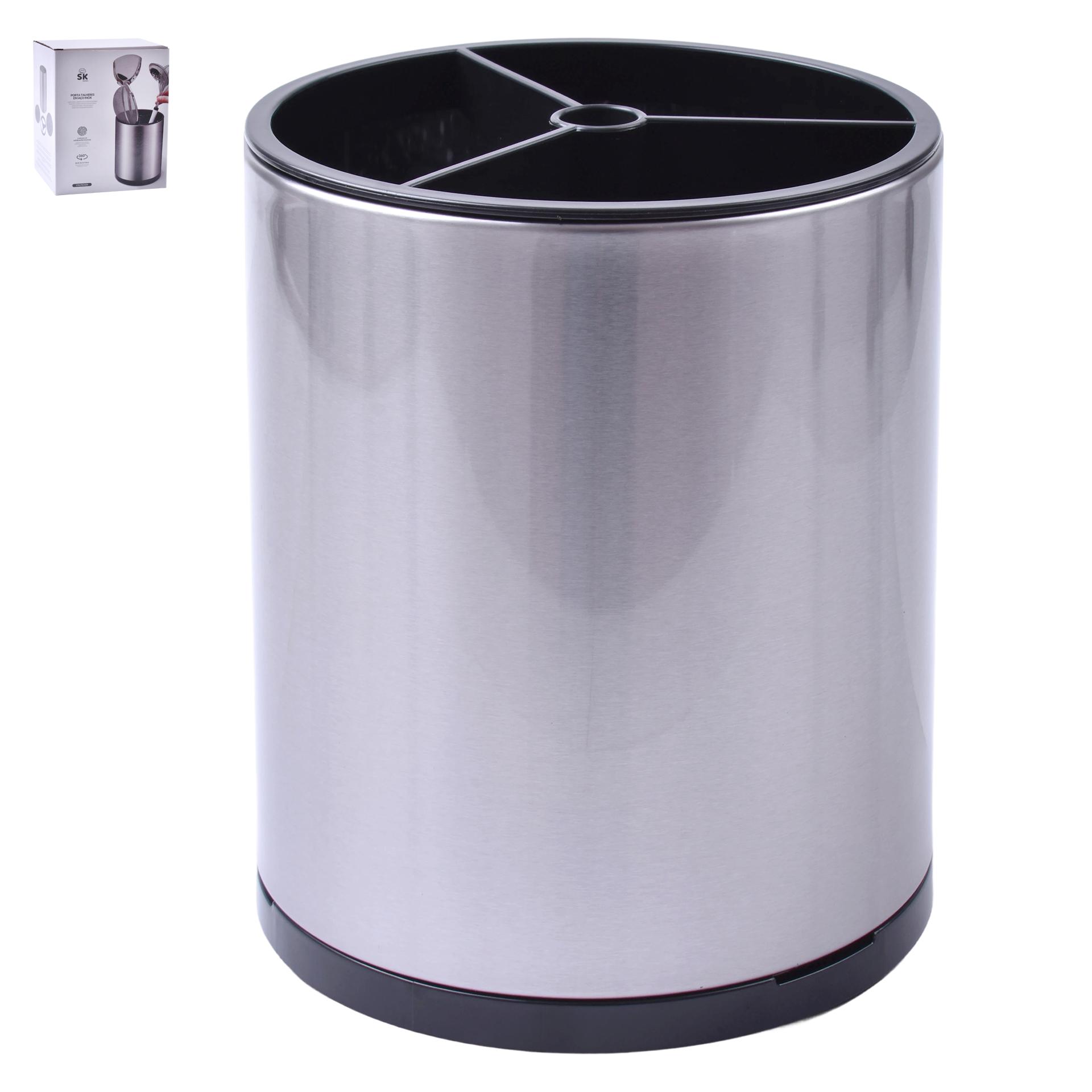 PORTA TALHERES INOX 837-564 CX12 PORTA TALHERES INOX 837-564 CX12