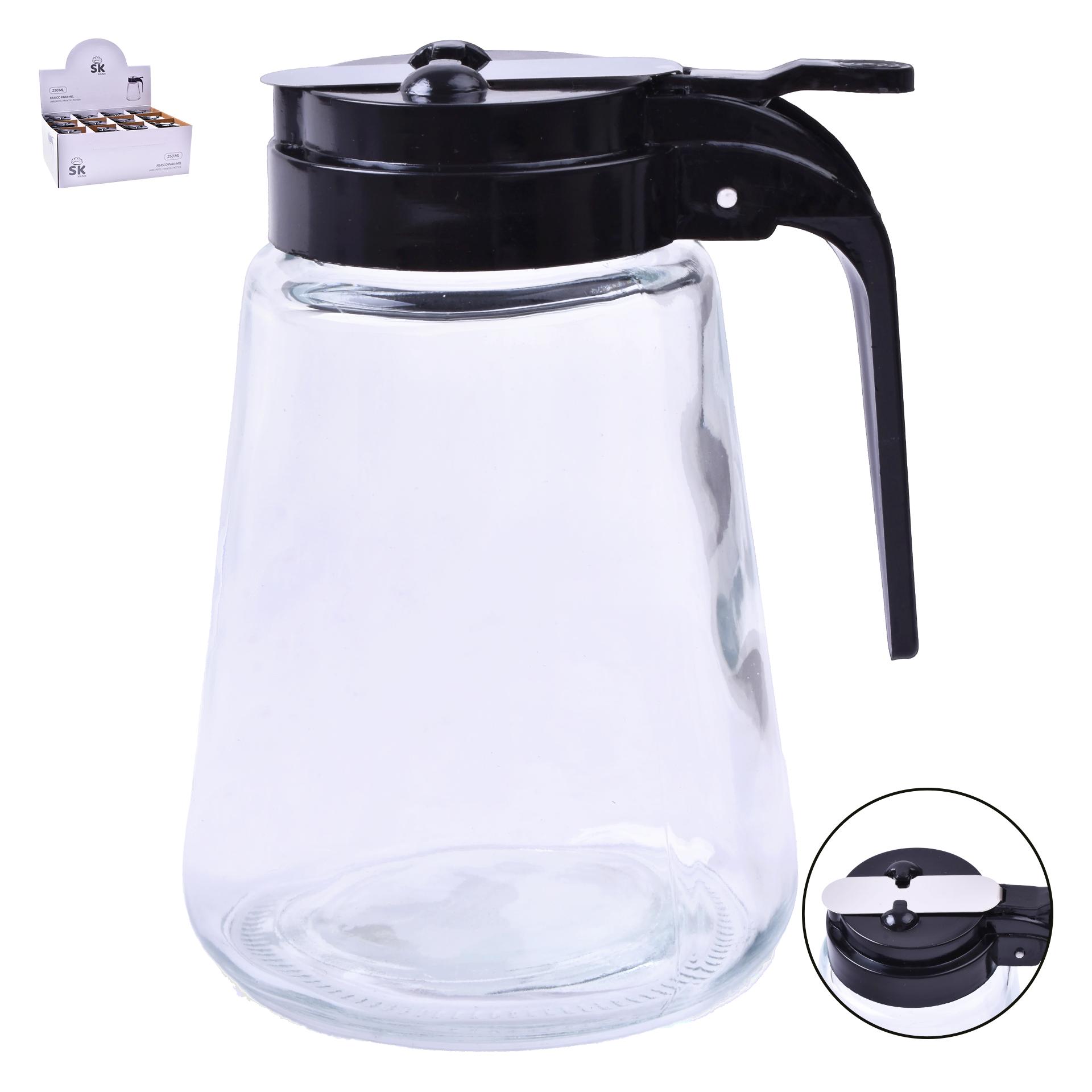 JARRO VIDRO 250ML C/PEGA 952-18 SK CX36 JARRO VIDRO 250ML C/PEGA 952-18 SK CX36