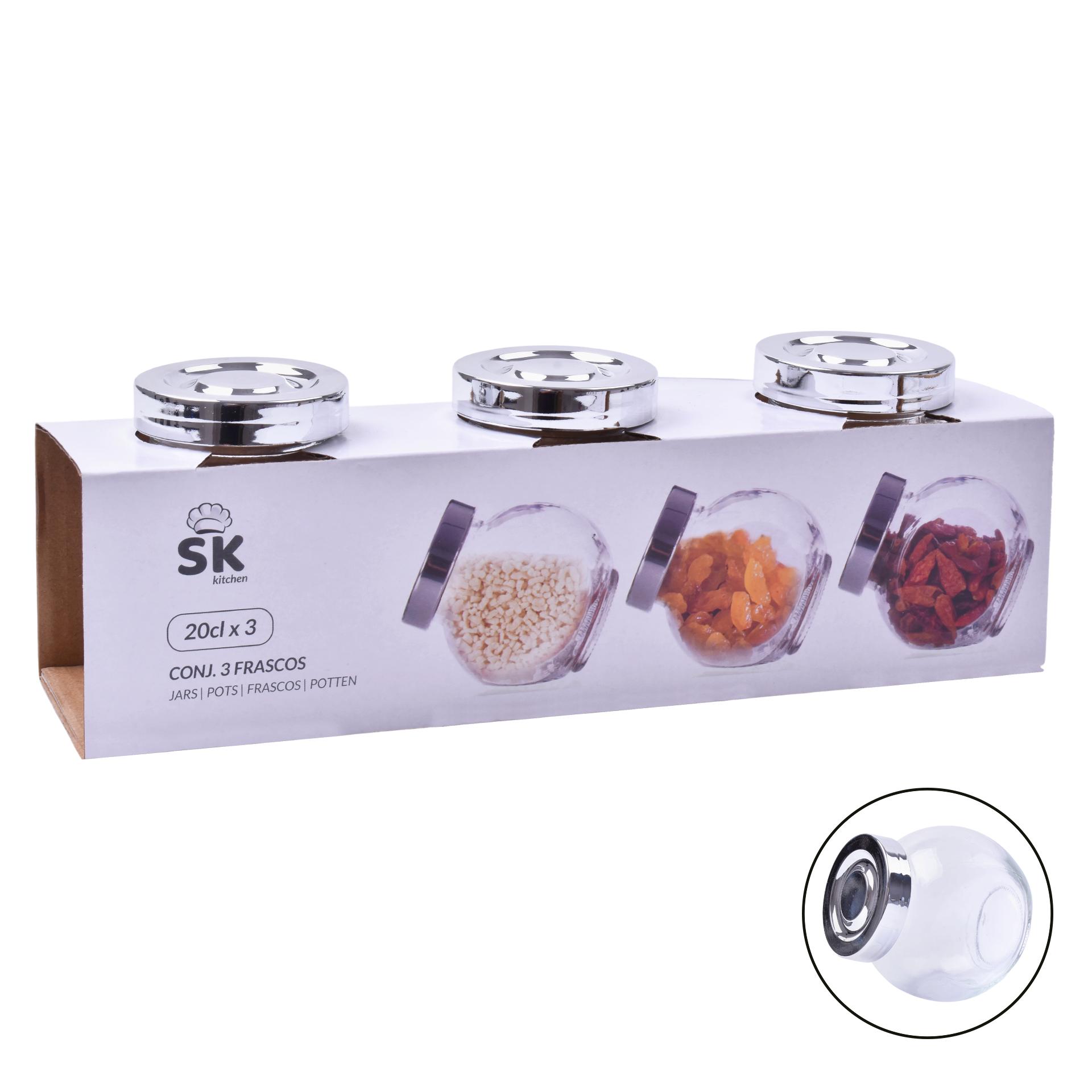 CONJ3 FRASCOS 200ML 952-16 SK CX24 CONJ3 FRASCOS 200ML 952-16 SK CX24