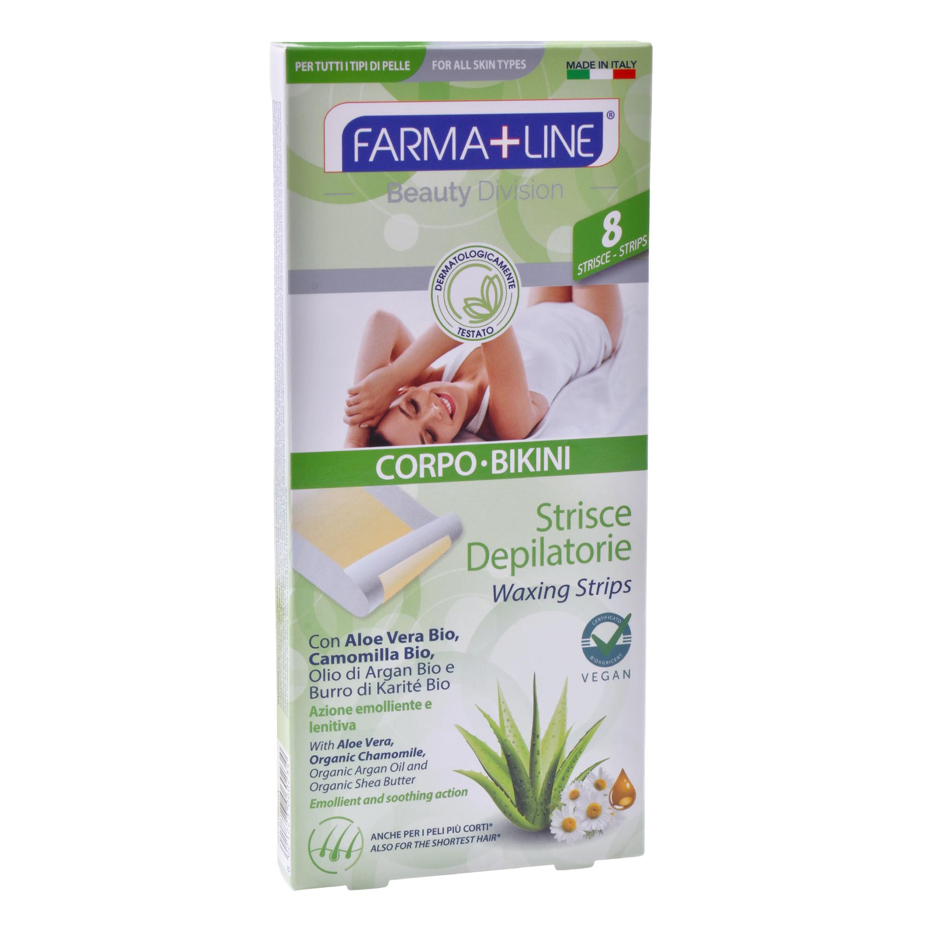 BANDA DEPIL CORPO ALOE 8 FARMALINE CX12 BANDA DEPIL CORPO ALOE 8 FARMALINE CX12