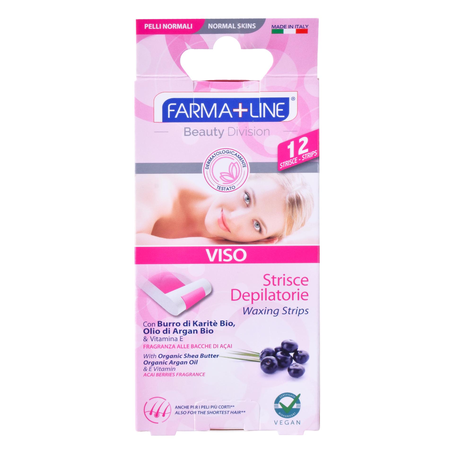 BANDA DEPIL ROSTO 12UN FARMALINE CX12 BANDA DEPIL ROSTO 12UN FARMALINE CX12