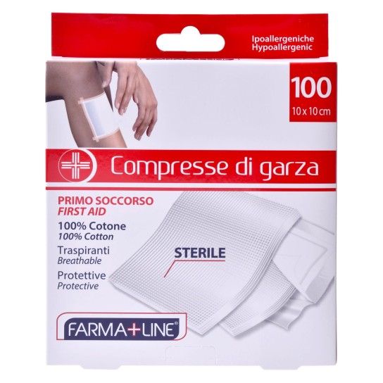 COMPR GAZE  EST 10X10 FARMALINE