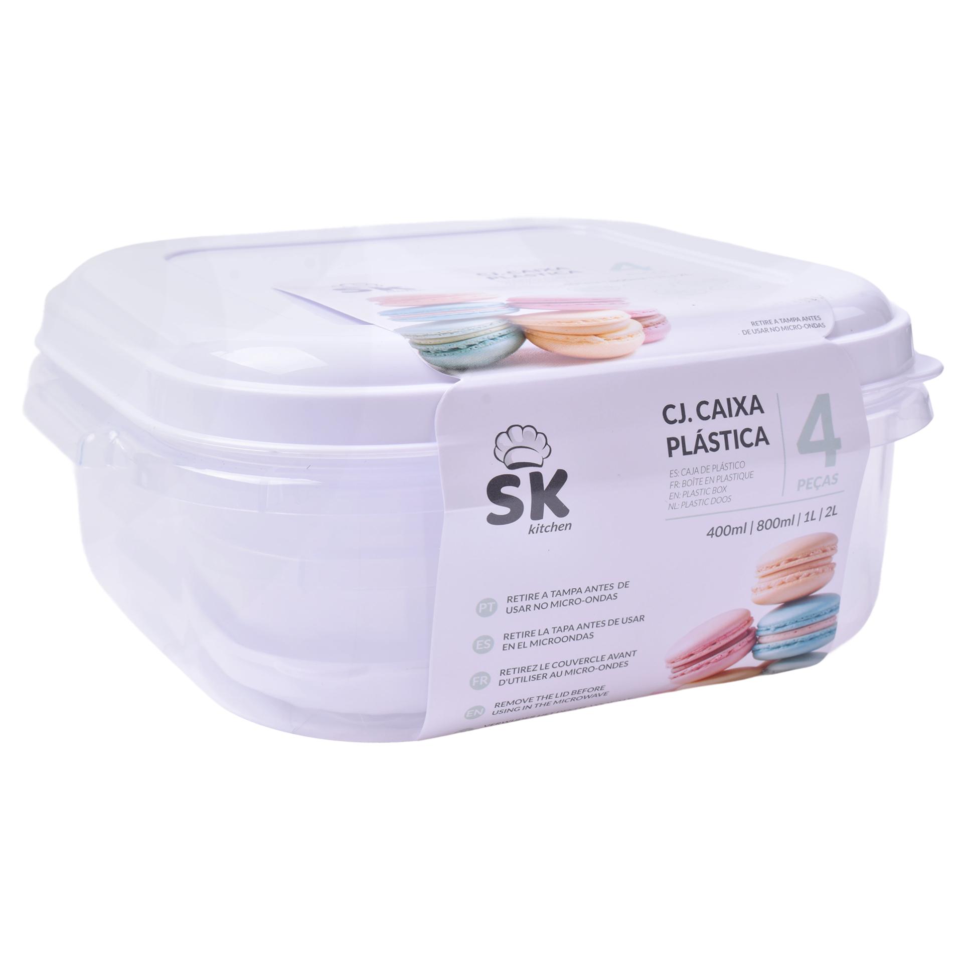 SET 4 CAIXAS QUAD C/TAMPA 645-03SK CX24 SET 4 CAIXAS QUAD C/TAMPA 645-03SK CX24