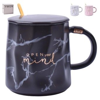 CANECA C/TAMPA COLHER 10X8,5CM 2717016CX60