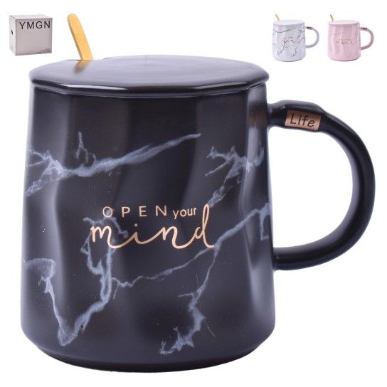 CANECA C/TAMPA COLHER 10X8,5CM 2717016CX60