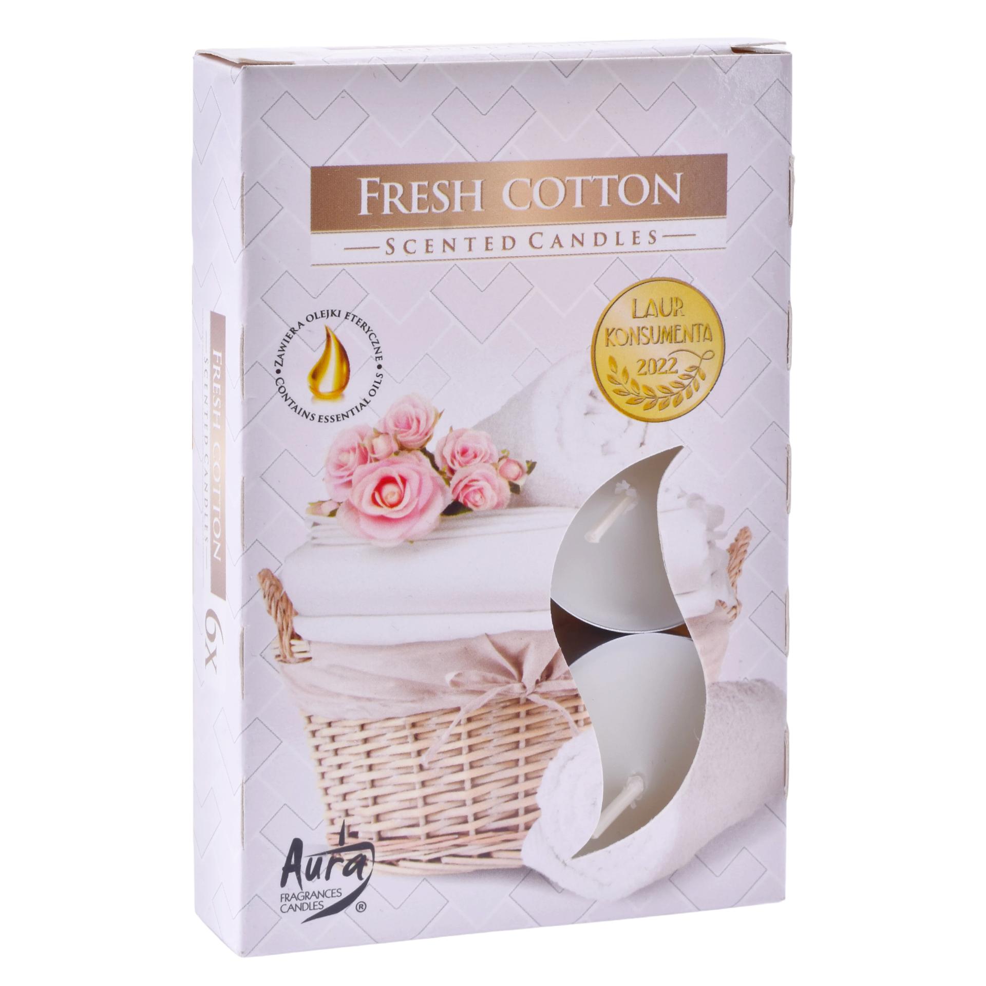 VELAS TEALIGHT ALGODAO 6UN