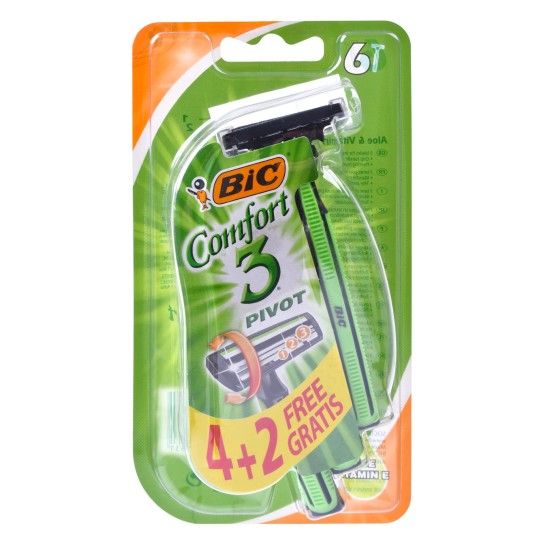 GILETES BIC CONFORT3 6UN