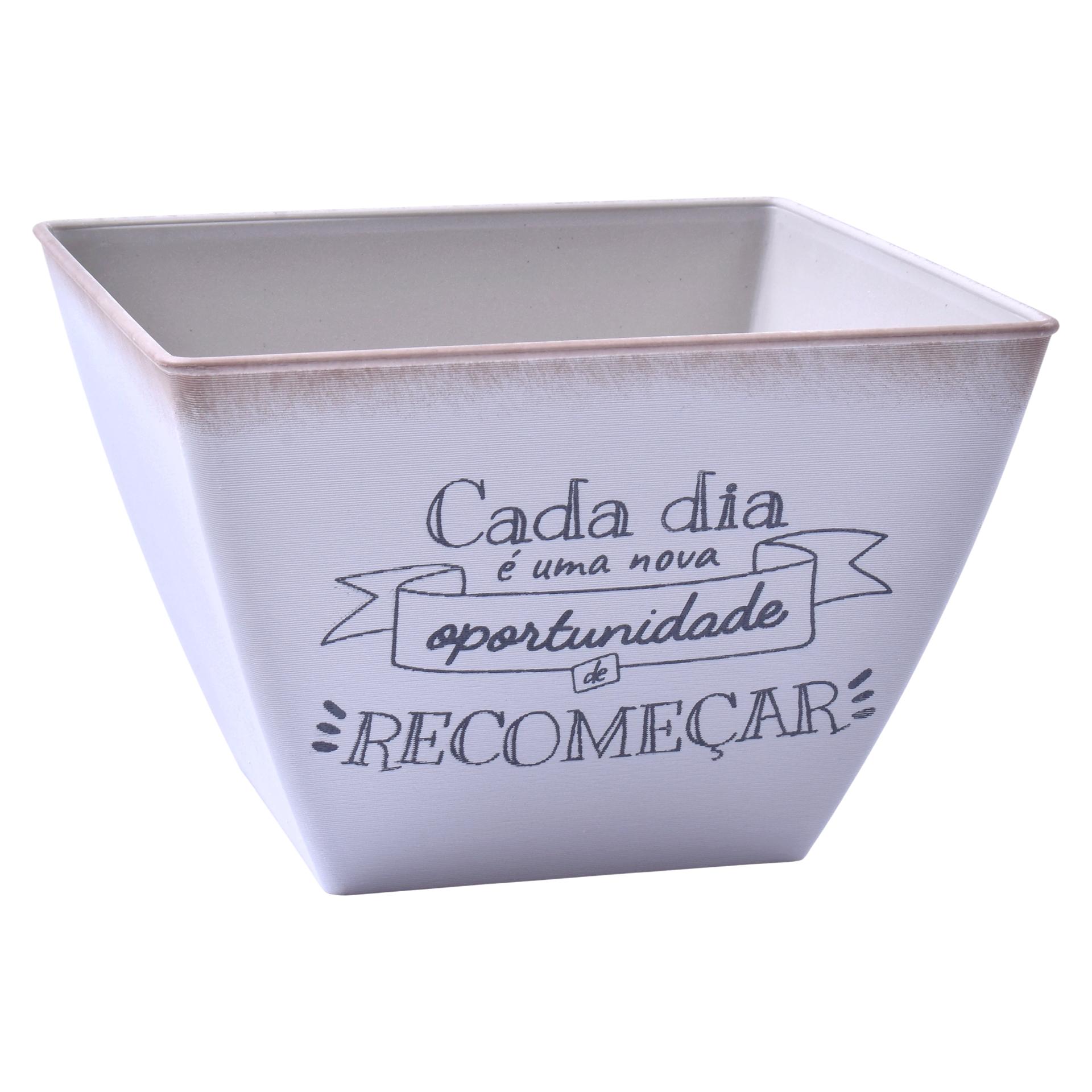 VASO PLT QUAD 18X18X13CM 0428-05B CX36 VASO PLT QUAD 18X18X13CM 0428-05B CX36