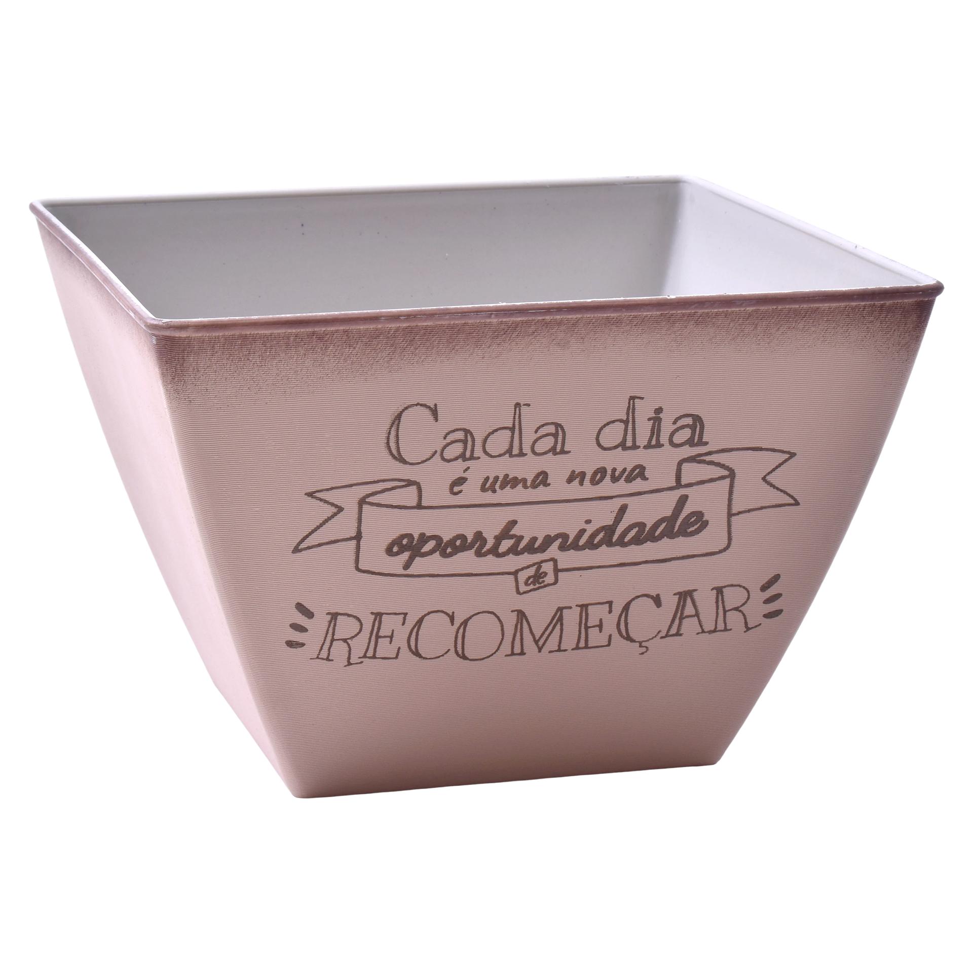 VASO PLT QUAD 18X18X13CM 0428-05B CX36 VASO PLT QUAD 18X18X13CM 0428-05B CX36