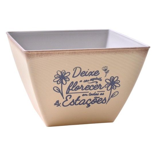 VASO PLT QUAD 18X18X13CM 0428-05A CX36 VASO PLT QUAD 18X18X13CM 0428-05A CX36