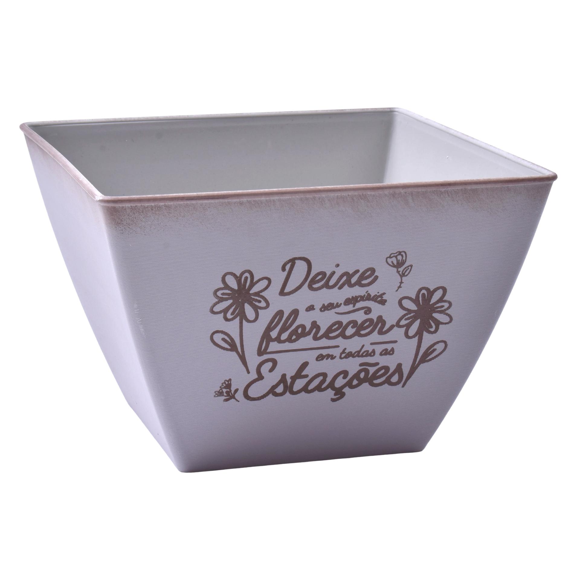 VASO PLT QUAD 18X18X13CM 0428-05A CX36 VASO PLT QUAD 18X18X13CM 0428-05A CX36