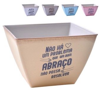 VASO PLT QUAD 18X18X13CM 0428-05C CX36