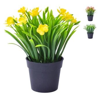 VASO PLASTICO C/ PLANTA 207-120 CX72