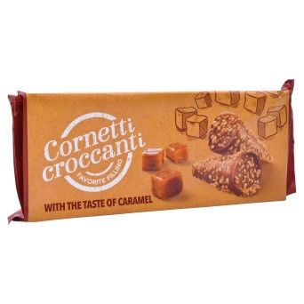 CORNETTI CROCCANTI CARAMELO 112G