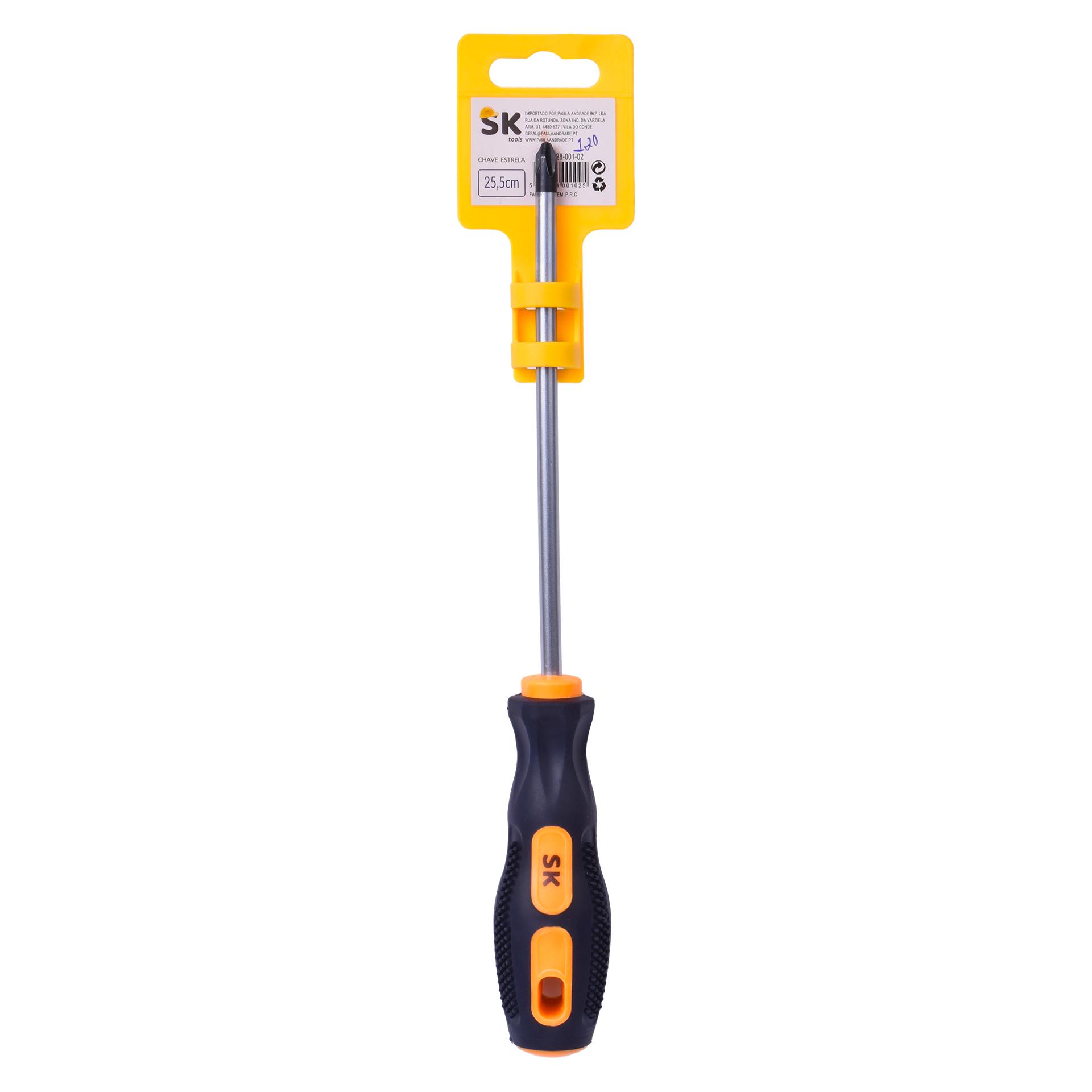 CHAVE FENDA CRUZ 25,5CM 3028-001-02 CX120 CHAVE FENDA CRUZ 25,5CM 3028-001-02 CX120