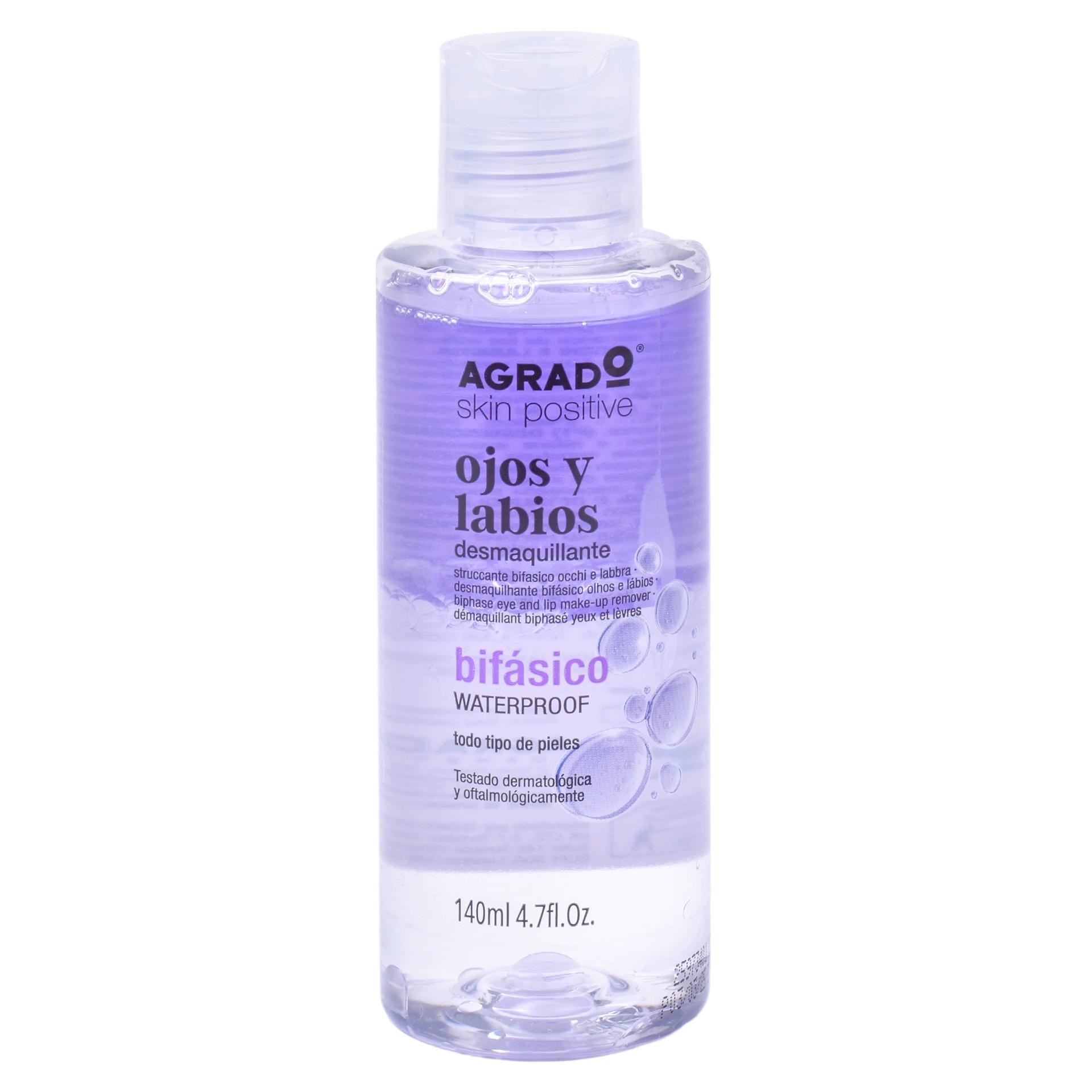 DESMAQUILHANTE OLHOS&LABIOS AGRADO 140ML DESMAQUILHANTE OLHOS&LABIOS AGRADO 140ML
