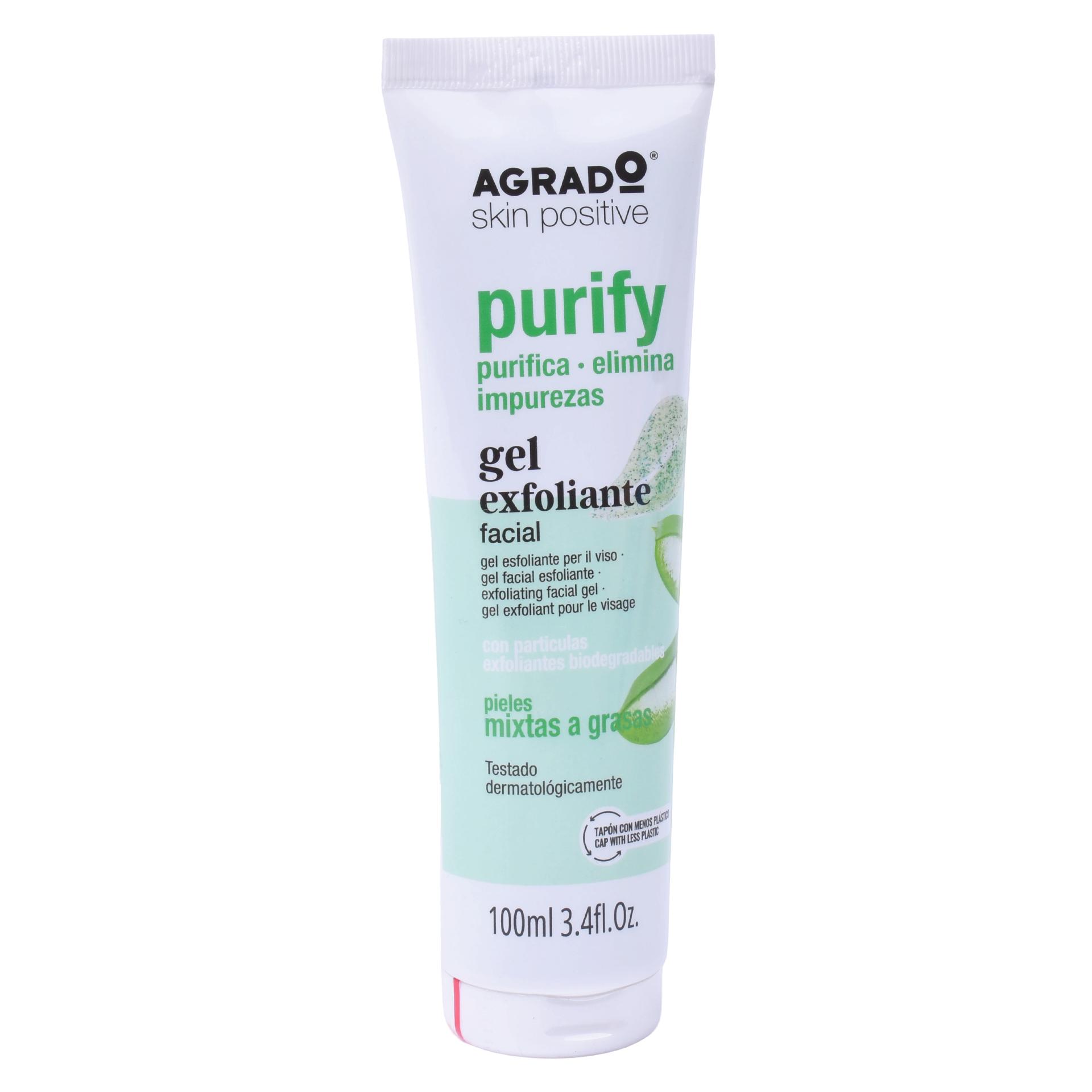 GEL EXFOLIANTE FACIAL PURIFY AGRADO 100ML GEL EXFOLIANTE FACIAL PURIFY AGRADO 100ML
