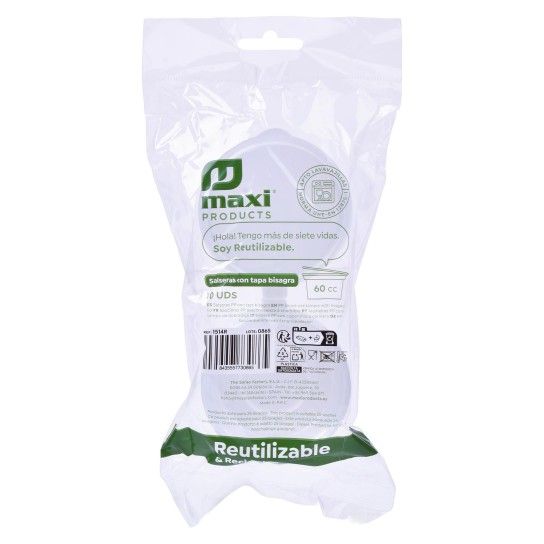 MOLHEIRA PLAST C/TAMPA 60CCC 10UN CX48