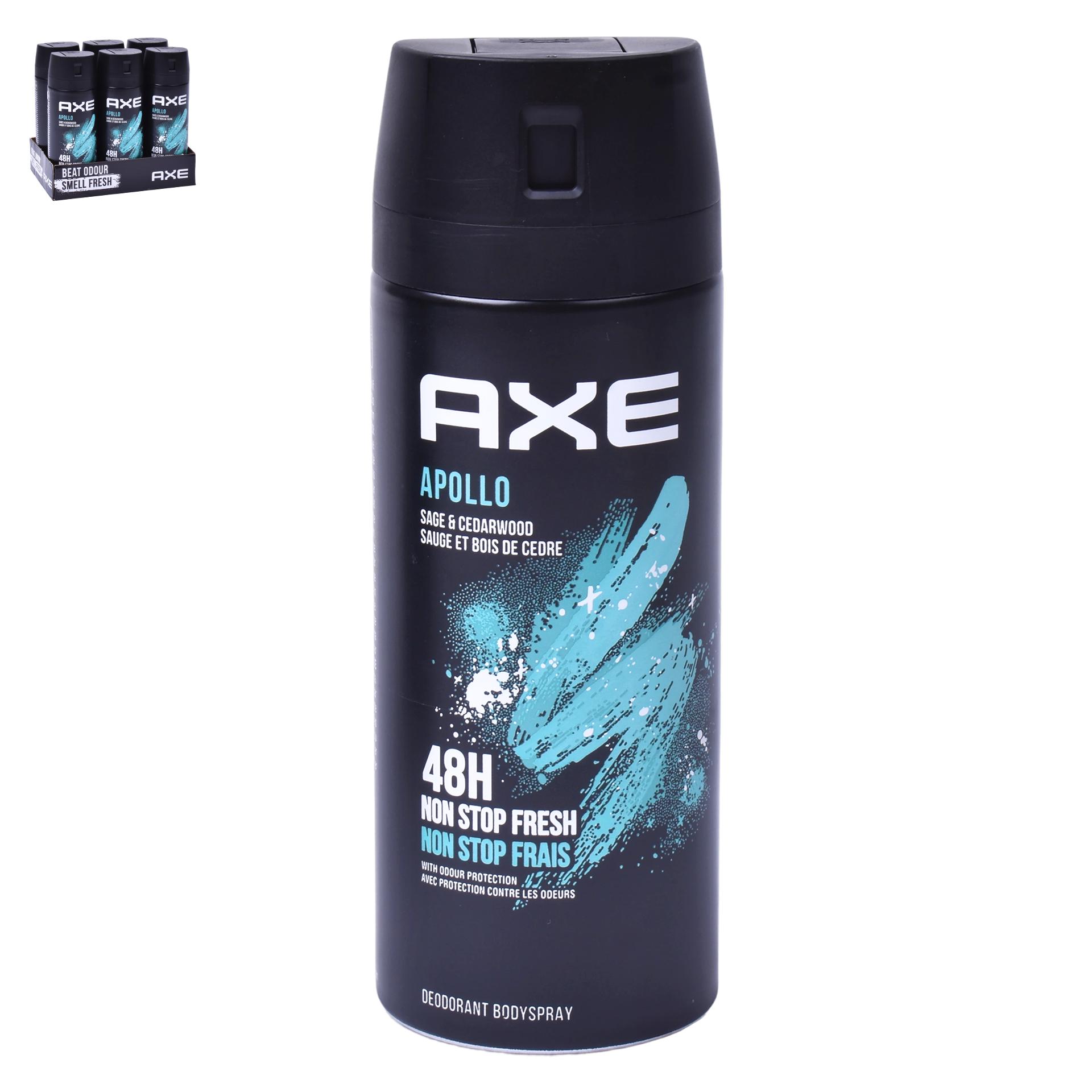 AXE DEO SPRAY 150ML APOLLO CX6 AXE DEO SPRAY 150ML APOLLO CX6