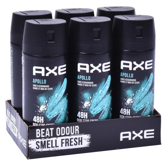 AXE DEO SPRAY 150ML APOLLO CX6 AXE DEO SPRAY 150ML APOLLO CX6