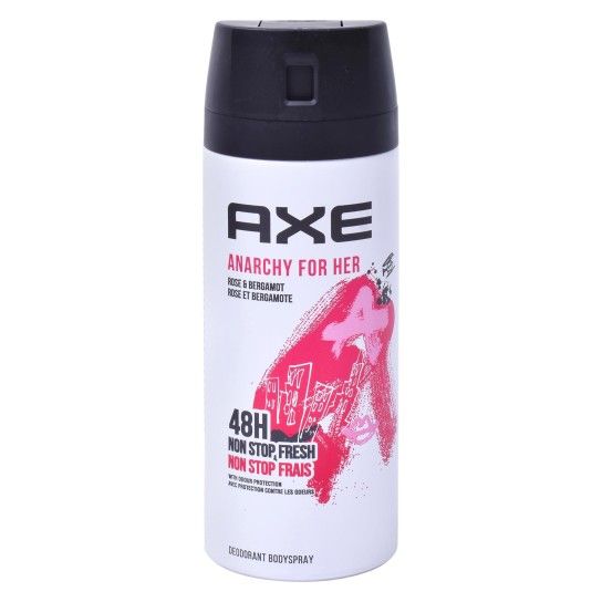 AXE DEO SPRAY 150ML ANARCHY FOR HER CX6 AXE DEO SPRAY 150ML ANARCHY FOR HER CX6