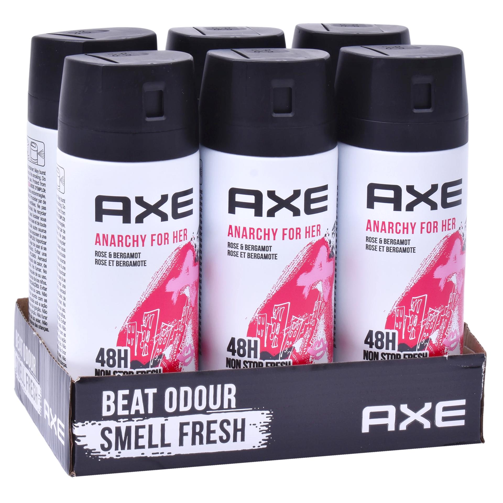 AXE DEO SPRAY 150ML ANARCHY FOR HER CX6 AXE DEO SPRAY 150ML ANARCHY FOR HER CX6