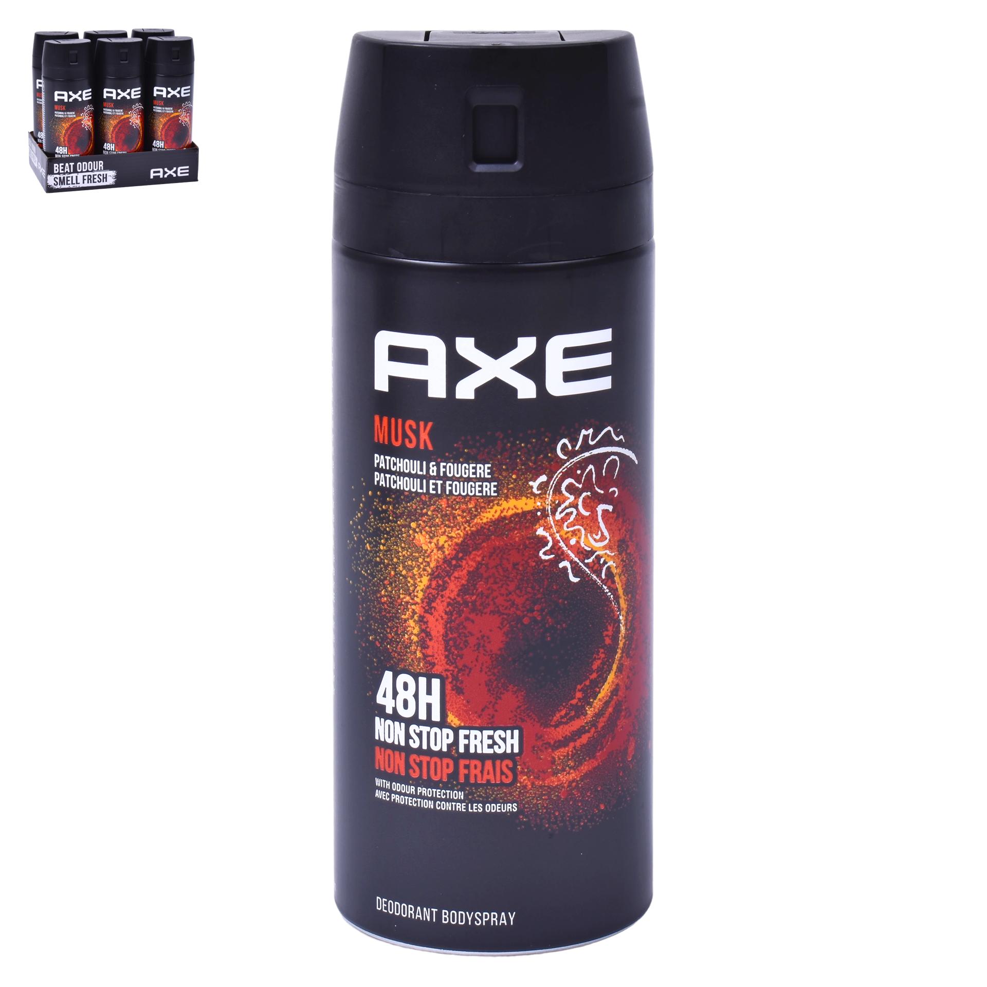 AXE DEO SPRAY 150ML MUSK CX6 AXE DEO SPRAY 150ML MUSK CX6