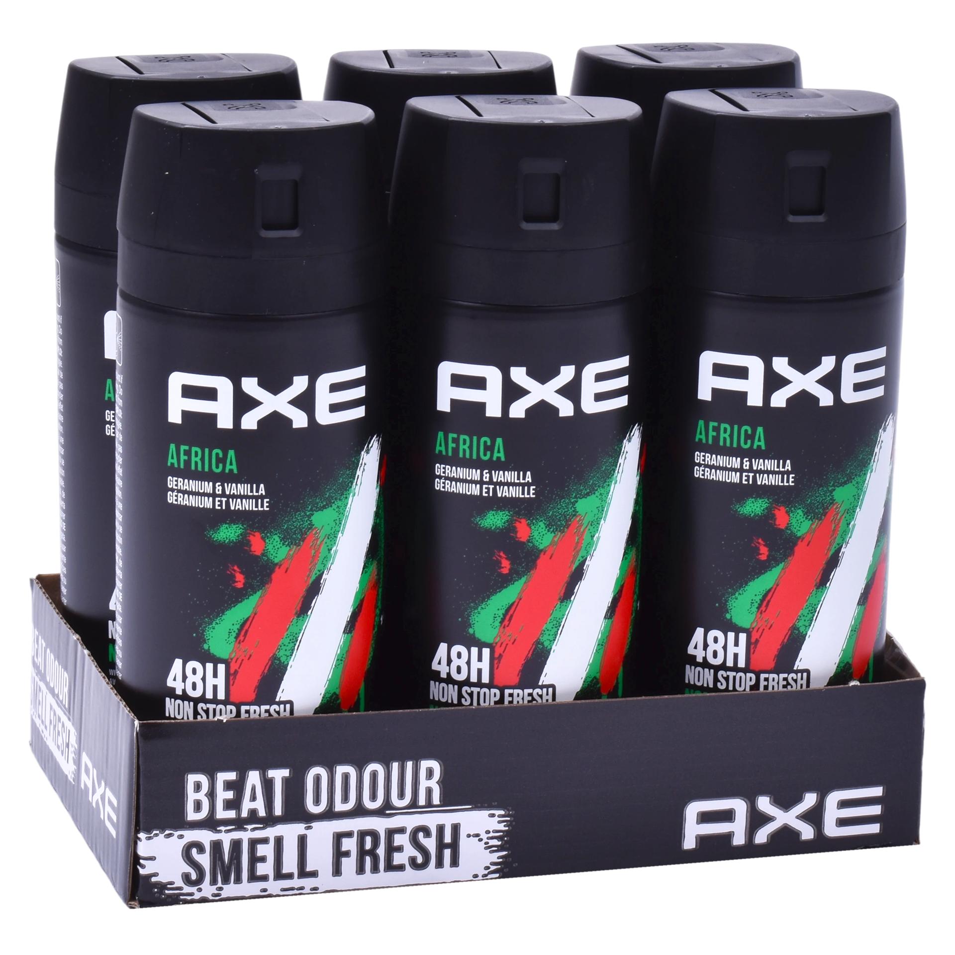 AXE DEO SPRAY 150ML AFRICA CX6 AXE DEO SPRAY 150ML AFRICA CX6