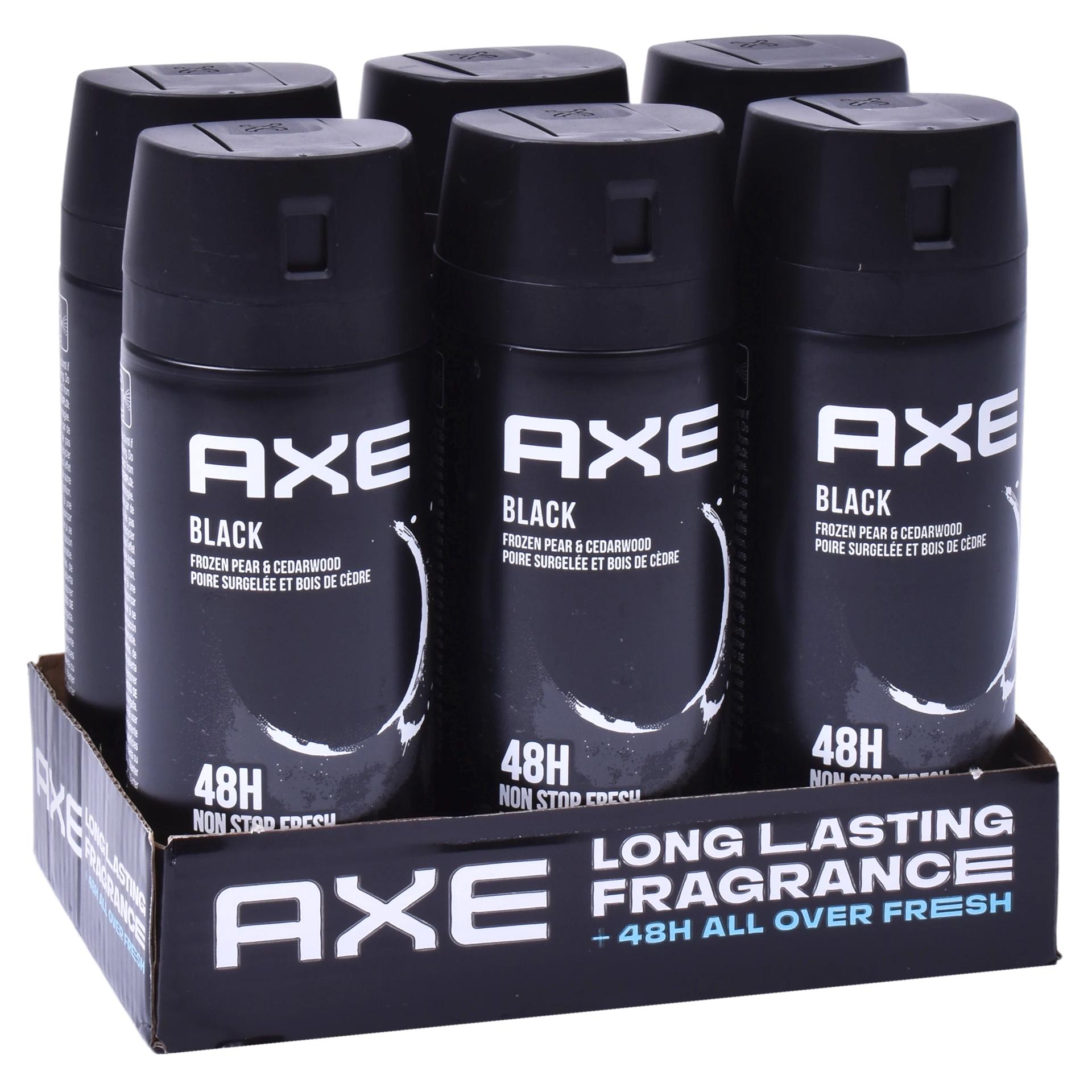 AXE DEO SPRAY 150ML BLACK CX6 AXE DEO SPRAY 150ML BLACK CX6