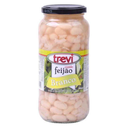 FEIJAO BRANCO COZIDO TREVI 540G