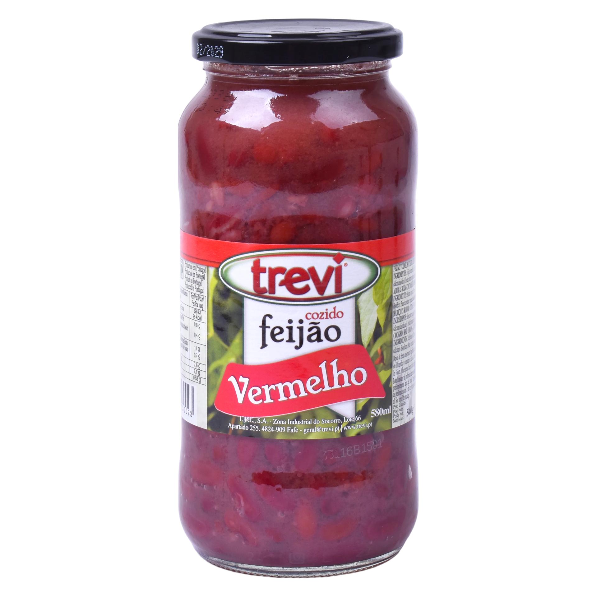 FEIJAO VERMELHO COZIDO TREVI 540G FEIJAO VERMELHO COZIDO TREVI 540G