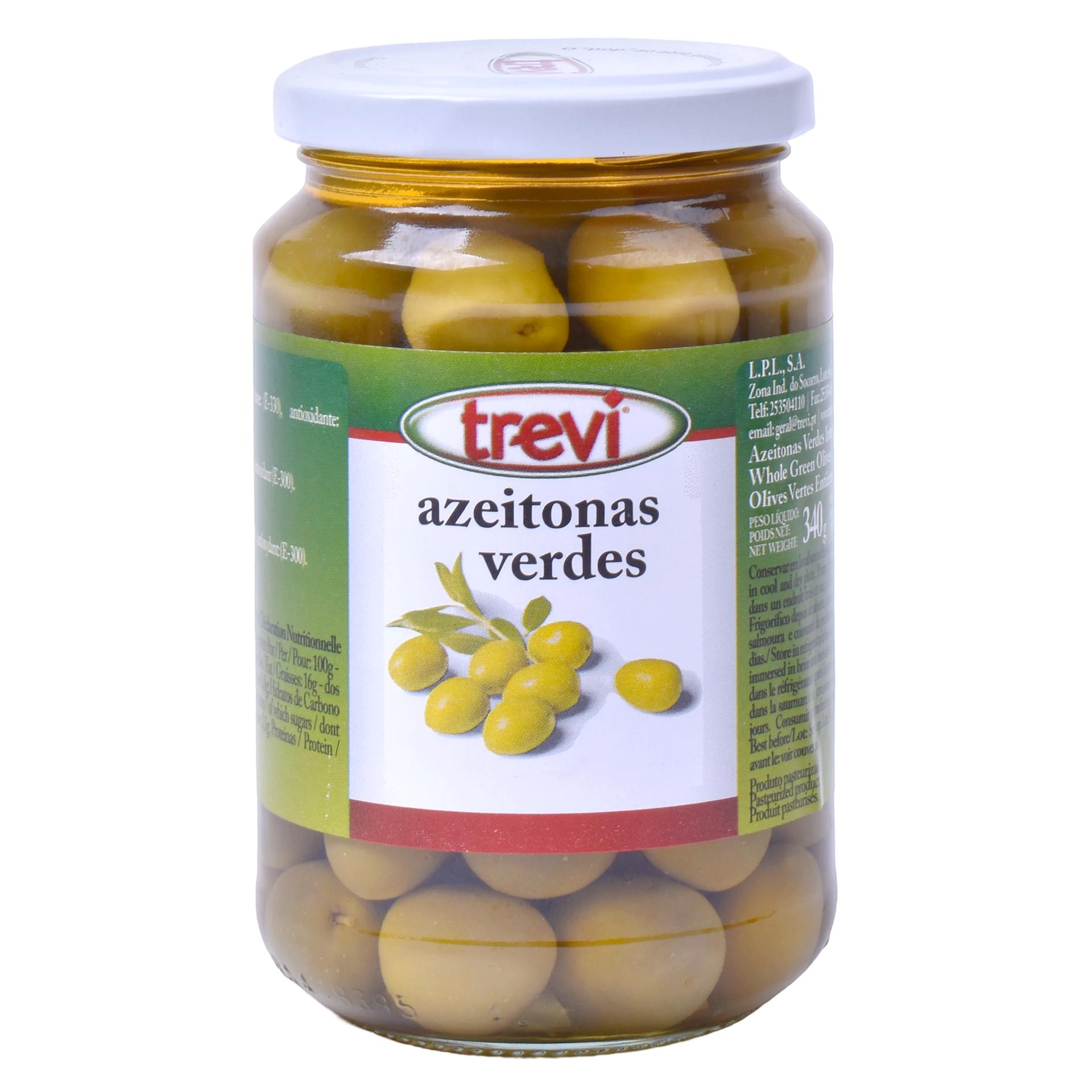 AZEITONA VERDE FRASCO TREVI 340GR AZEITONA VERDE FRASCO TREVI 340GR