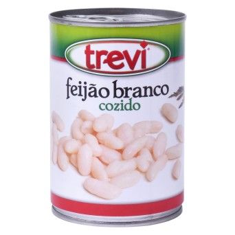 FEIJAO BRANCO COZIDO 420G TREVI