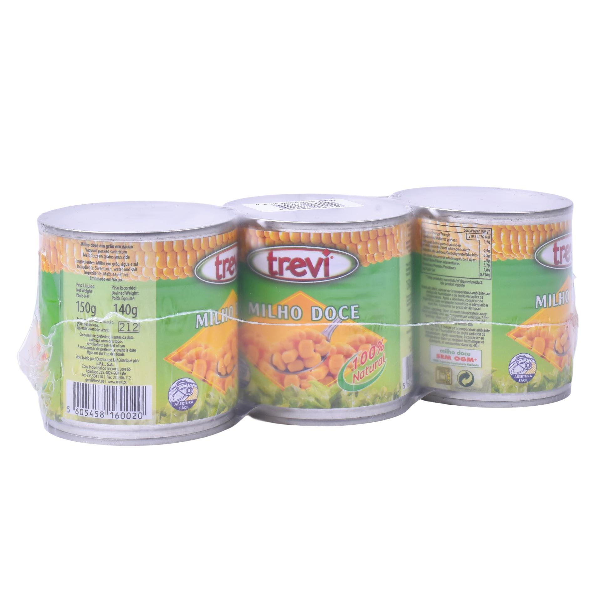 MILHO DOCE PACK3X150G TREVI MILHO DOCE PACK3X150G TREVI