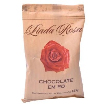 CHOCOLATE EM PO 125GR LINDA ROSA