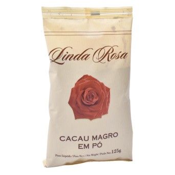 CACAU MAGRO EM PO 125GR LINDA ROSA