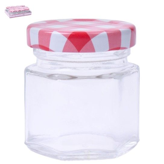 FRASCO VIDRO HEX 45ML 422-03 CX96