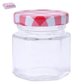 FRASCO VIDRO HEX 45ML 422-03 CX96