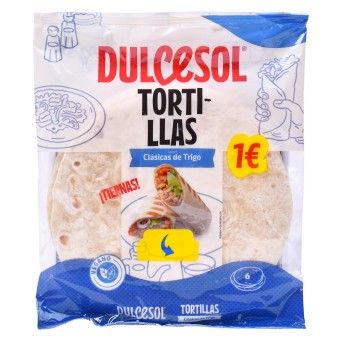 WRAPS TORTILLA TRIGO DULC 6UN 216G PV1