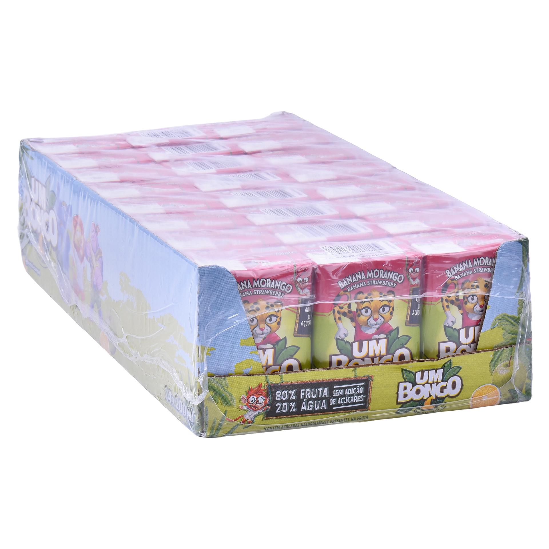 SUMO BONGO BANANA/MORANGO 8X3X200ML CX24