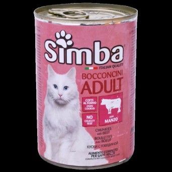SIMBA GATO C/CARNE VACA 415GR