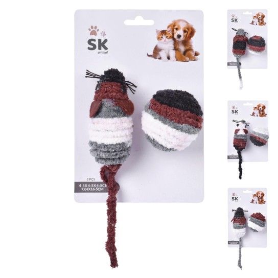 BRINQUEDO P/GATO 2PC SKPA 837-625 CX72