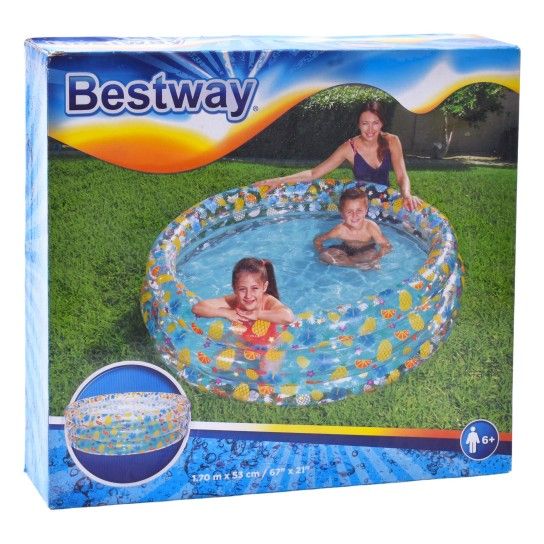 PISCINA INSUFLAVEL 1,70 X 53 CM PISCINA INSUFLAVEL 1,70 X 53 CM